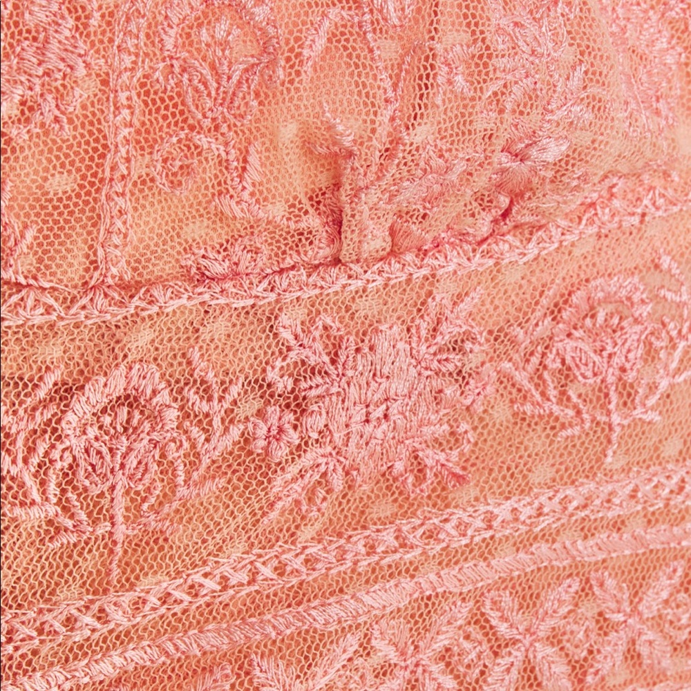 New FREE PEOPLE Elsie Embroidered Plunge Bralette - Picture 4 of 15